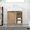 vidaXL Bathroom Cabinet Artisan Oak 63 x 29 x 55 cm Engineered wood