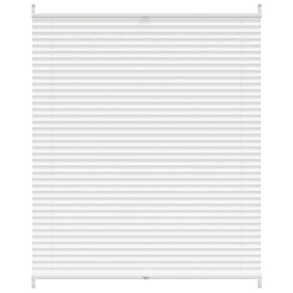 Plisse Blind 100x150cm White Pleated Blind
