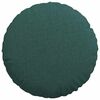 vidaXL Seat Cushions 2 pcs Dark Green &Oslash;40 x 13 cm Fabric
