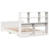 vidaXL Bed Frame without Mattress White 120x190 cm Small Double Solid Wood Pine