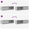 vidaXL TV Cabinets 2 pcs Grey Sonoma 100x31x25.5 cm Engineered Wood