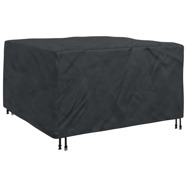 vidaXL Furniture Cover Plain Black 150 x 150 x 75 cm 600D