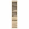 vidaXL Highboard Sonoma Oak 37.5x35x180 cm Engineered Wood