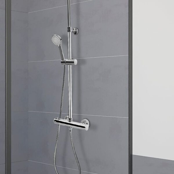 CORNAT Complete Overhead Shower System PERFECT NEO Chrome