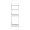 vidaXL 3-Layer Book Shelf White 60x27.6x90.5 cm Engineered Wood