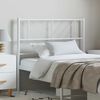 vidaXL Metal Replace Headboard White 100 cm