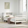 vidaXL Bookcase Bed without Mattress White 100x200 cm Solid Wood Pine