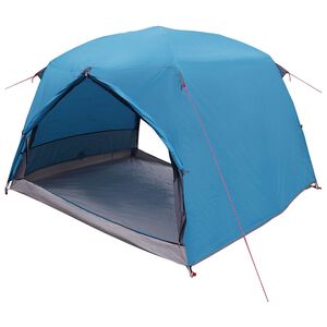 vidaXL Backpacking Tent 2-Person Blue 185T Polyester with PU Coating