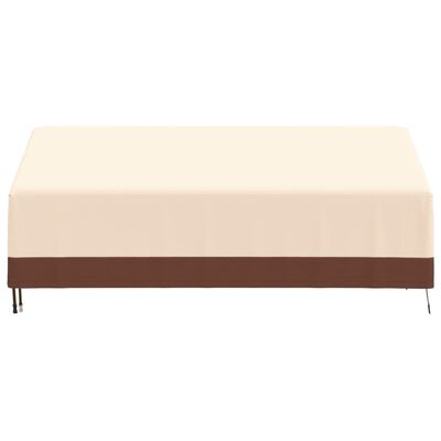 vidaXL 3-Seater Bench Covers 2 pcs 204x86x48/73 cm 600D Oxford Fabric