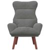 vidaXL Armchair Dark Grey 69 x 74 x 93 cm Velvet