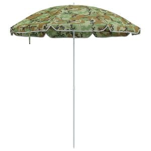 vidaXL Garden Parasol 170T Polyester Camouflage