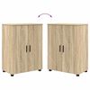 vidaXL Bathroom Furniture Set with Drawer with Shelf 4 pcs Sonoma Oak