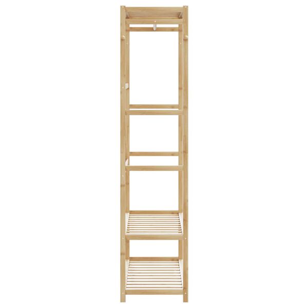 vidaXL Clothes Rack with Shelves 110x40x175 cm Bamboo