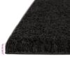 vidaXL Door Mat Black 100x200 cm Tufted Coir