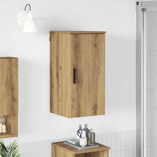 vidaXL Bathroom Cabinet Wall-mounted Artisan Oak 30 x 31.5 x 61 cm
