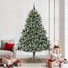 vidaXL Artificial Christmas Tree with 300 LEDs with Stand Green 210 cm