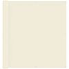 vidaXL Balcony Screen Cream 110 x 1000 cm Oxford Fabric