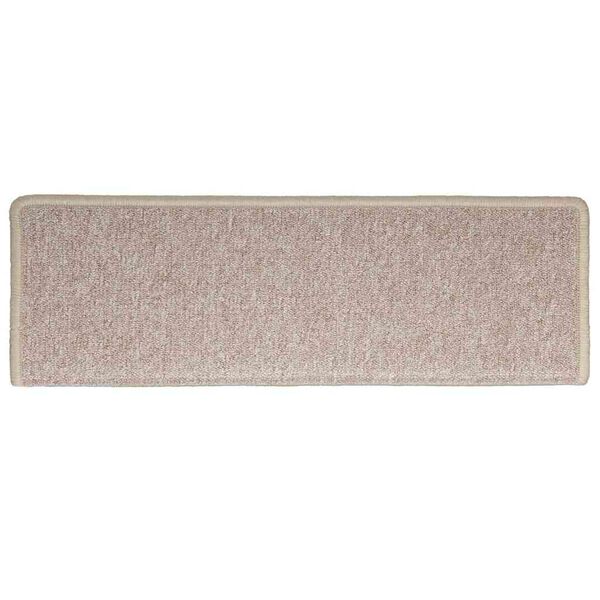 vidaXL Stair Mats 30 pcs 65x21x4 cm Taupe Rectangular Edge