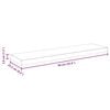 vidaXL Floating Wall Shelf Concrete Grey 90x23.5x3.8 cm MDF