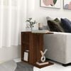vidaXL Side Table Brown Oak 50x30x50 cm Engineered Wood