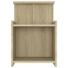 vidaXL Bed Cabinets 2 pcs Sonoma Oak 40x35x60 cm Engineered Wood