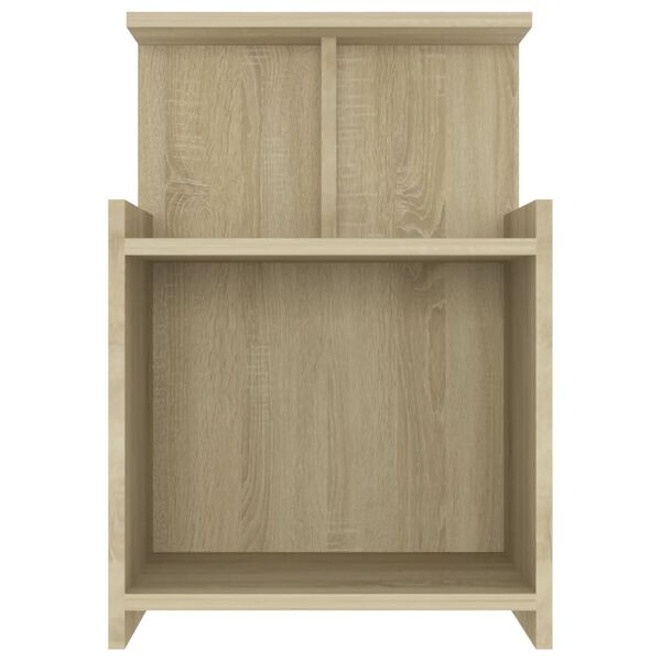 vidaXL Bed Cabinets 2 pcs Sonoma Oak 40x35x60 cm Engineered Wood