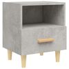 vidaXL Bedside Cabinet Concrete Grey 40x35x47 cm