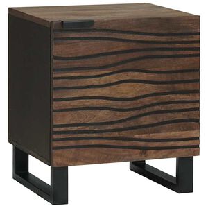 vidaXL Bedside Cabinet Walnut 40 x 33 x 46 cm Engineered Wood