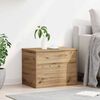 vidaXL Storage Box Artisan oak 60 x 42 x 46 cm Engineered Wood