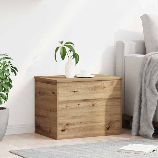 vidaXL Storage Box Artisan oak 60 x 42 x 46 cm Engineered Wood