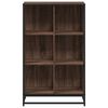 vidaXL Book Cabinet Brown Oak 65.5x33x107.5 cm Engineered Wood