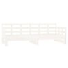 vidaXL Pull-out Day Bed without Mattress White 2x(80x200) cm