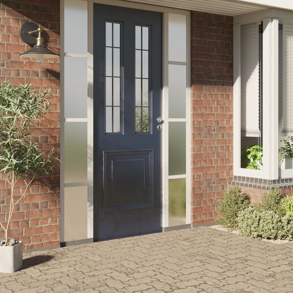 vidaXL Solar Film Static Reflective Effect Silver 90x500 cm PVC