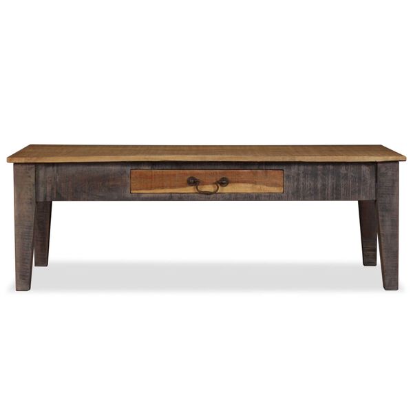 vidaXL Coffee Table Solid Wood Vintage 118x60x40 cm