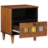 vidaXL Bedside Cabinet Brown 40 x 33 x 46 cm Solid Mango Wood