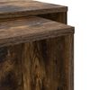 vidaXL Coffee Table Set 2 pcs Smoked Oak Engineered Wood