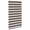 vidaXL Zebra blind 100.9x175 cm Fabric Width 96.7 cm coffee
