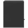 vidaXL Wall-mounted Bedside Cabinet Black 40x31x39.5 cm