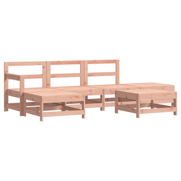 vidaXL 6 Piece Garden Lounge Set Solid Wood Douglas