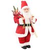 vidaXL Santa Claus Figure Red 30 cm Polyester