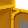 vidaXL Bedside Cabinet Mustard Yellow 36x39x78 cm Cold-rolled Steel