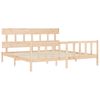 vidaXL Bed Frame without Mattress Super King Size Solid Wood Pine