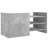 vidaXL TV Cabinet Concrete Grey 80x35x40 cm Engineered Wood