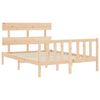 vidaXL Bed Frame without Mattress 140x200 cm Solid Wood Pine
