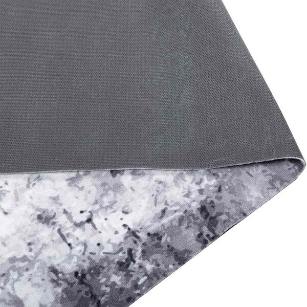 vidaXL Kitchen Rug Grey 150 x 45 cm Velvet