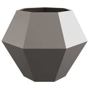 vidaXL Planter Rusty 100 x 100 x 80 cm Weathering Steel