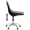 vidaXL Swivel Office Chair Black PP
