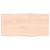 vidaXL Table Top 80x40x(2-4) cm Untreated Solid Wood Live Edge