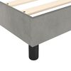 vidaXL Box Spring Bed Frame Light Grey Double Velvet (UK/IE/FI/NO only)