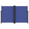 vidaXL Retractable Side Awning Blue 160x600 cm